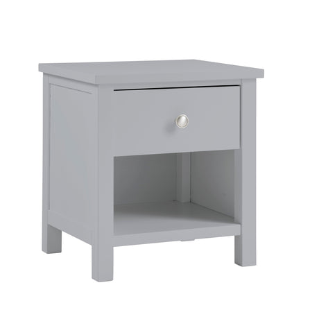 Orion Gray 1-Drawer Nightstand by Homelegance at Eve Furniture