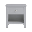 Orion Gray 1-Drawer Nightstand by Homelegance at Eve Furniture