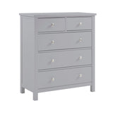 Orion Gray 5-Drawer Chest by Homelegance at Eve Furniture