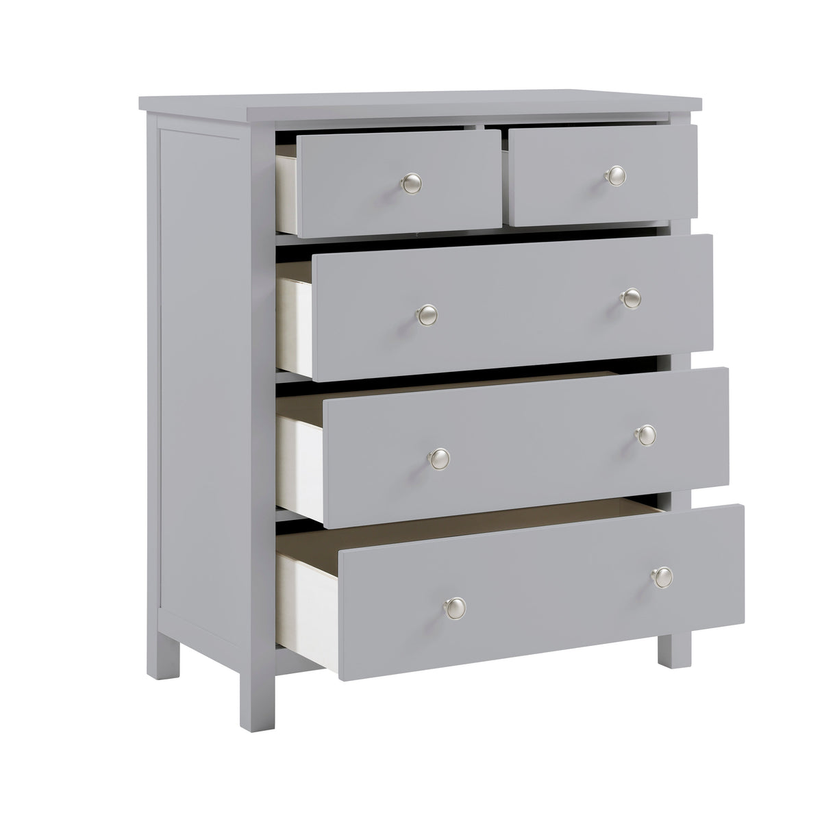 Orion Gray 5-Drawer Chest by Homelegance at Eve Furniture