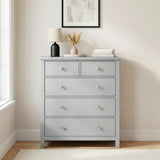 Orion Gray 5-Drawer Chest by Homelegance at Eve Furniture