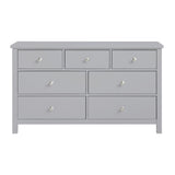 Orion Gray 7-Drawer Dresser by Homelegance at Eve Furniture