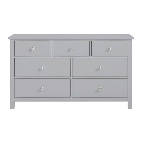 Orion Gray 7-Drawer Dresser by Homelegance at Eve Furniture