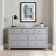 Orion Gray 7-Drawer Dresser by Homelegance at Eve Furniture