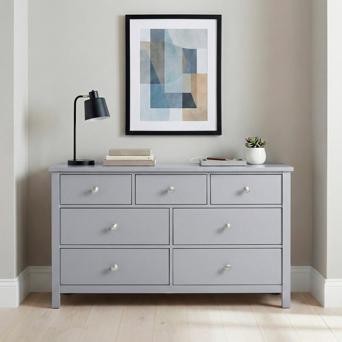 Orion Gray 7-Drawer Dresser by Homelegance at Eve Furniture