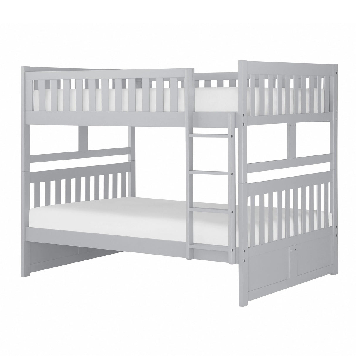 Orion Gray Full/Full Bunk Bed by Homelegance at Eve Furniture