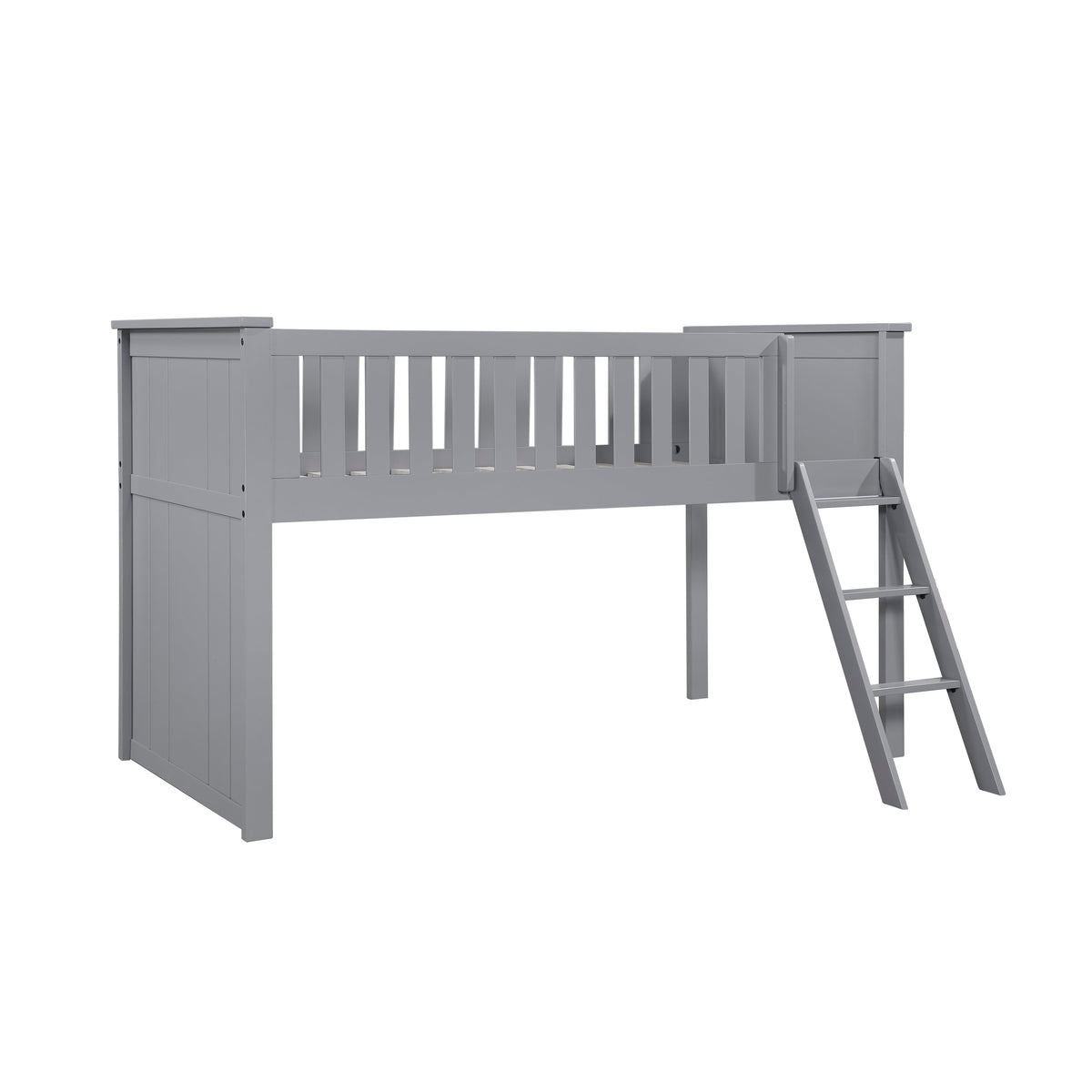 Orion Gray Low Loft Bunk by Homelegance at Eve Furniture