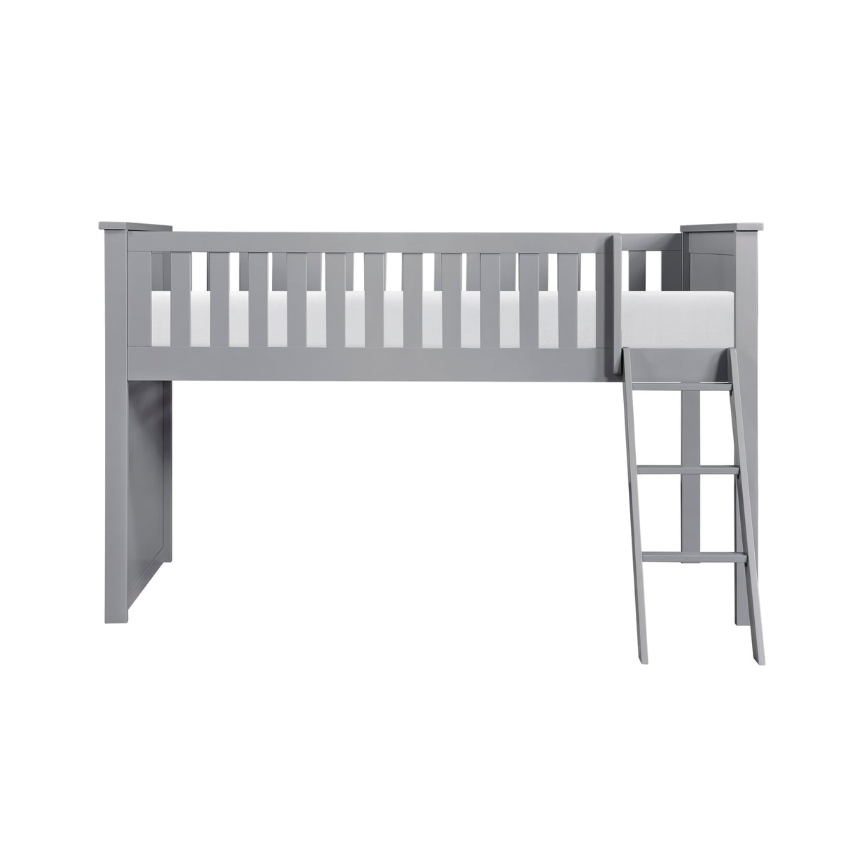 Orion Gray Low Loft Bunk by Homelegance at Eve Furniture