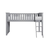 Orion Gray Low Loft Bunk by Homelegance at Eve Furniture