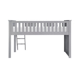 Orion Gray Low Loft Bunk by Homelegance at Eve Furniture