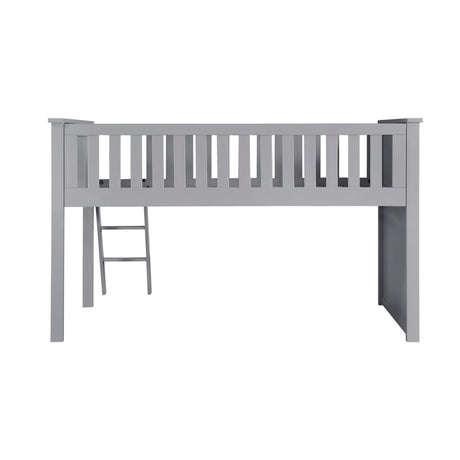 Orion Gray Low Loft Bunk by Homelegance at Eve Furniture