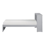 Orion Gray Twin Bookcase Bed by Homelegance at Eve Furniture