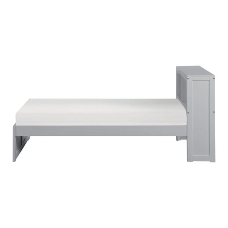 Orion Gray Twin Bookcase Bed by Homelegance at Eve Furniture