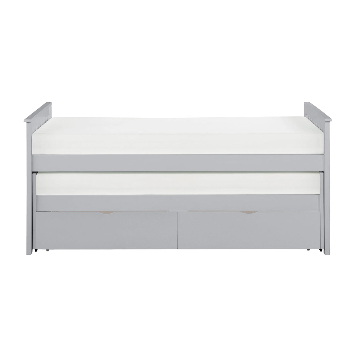 Orion Gray Twin/Twin Bed with Storage Boxes by Homelegance at Eve Furniture