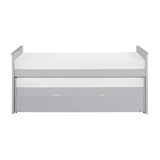 Orion Gray Twin/Twin Bed with Twin Trundle by Homelegance at Eve Furniture