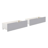 Orion Gray Twin/Twin Bunk Bed with Storage Boxes by Homelegance at Eve Furniture