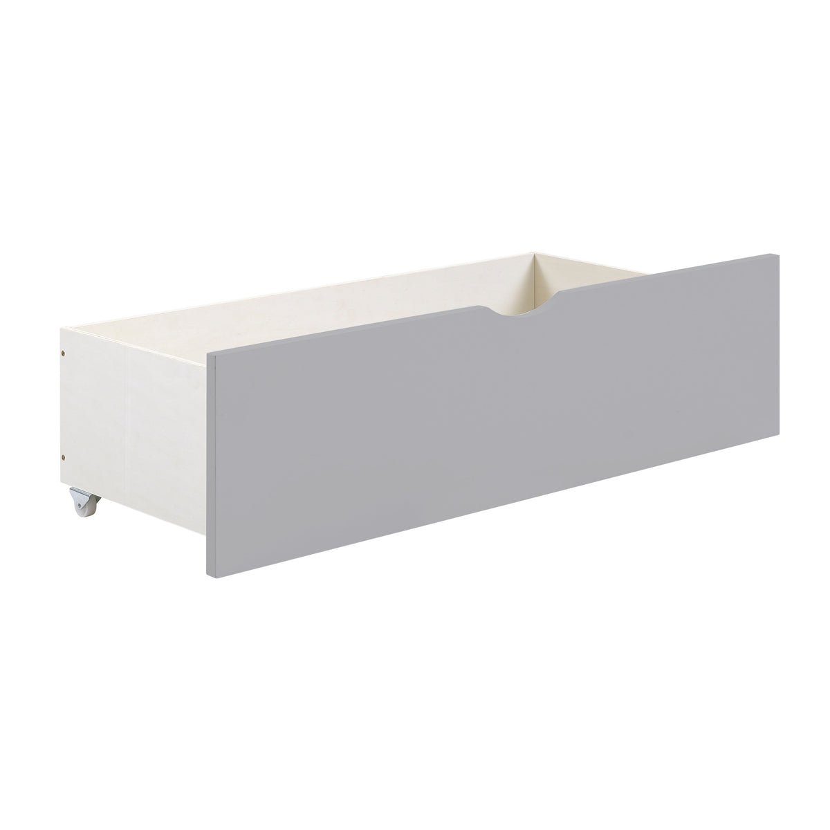 Orion Gray Twin/Twin Bunk Bed with Storage Boxes by Homelegance at Eve Furniture