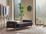 Orion Grey Convertible Sofa by Furnia at Eve Furniture