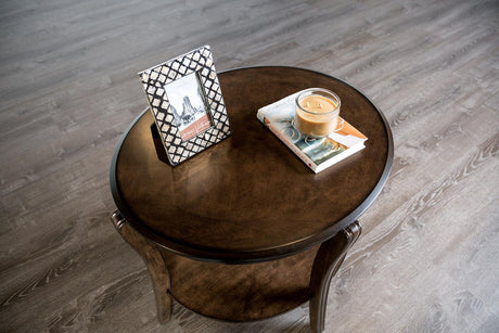 Orkdal Walnut End Table by Furniture of America at Eve Furniture