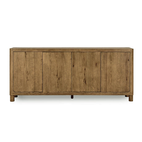 Orlando Light Brown 4 Door Buffet by Classic Home at Eve Furniture