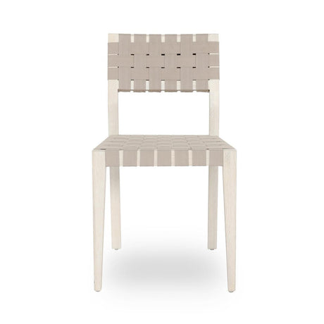 Orlando Milk White/Taupe Dining Chair Set of 2 by Classic Home at Eve Furniture
