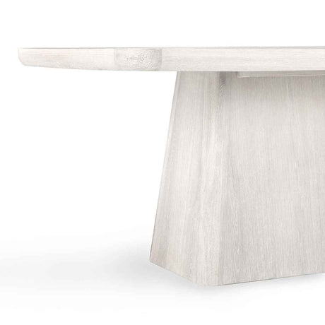 Orlando Dining Table - Milk White by Classic Home at Eve Furniture
