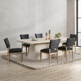 Orlando Dining Table - Milk White by Classic Home at Eve Furniture