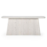 Orlando Milk White Console Table by Classic Home at Eve Furniture
