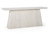 Orlando Milk White Console Table by Classic Home at Eve Furniture