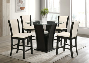 Orlando White 5-Piece Dining Room Set by Happy Homes at Eve Furniture