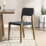 Orlando True Natural/Charcoal Dining Chair (Set of 2) by Classic Home at Eve Furniture