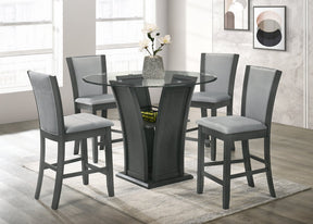 Orlando Grey 5-Piece Dining Room Set by Happy Homes at Eve Furniture