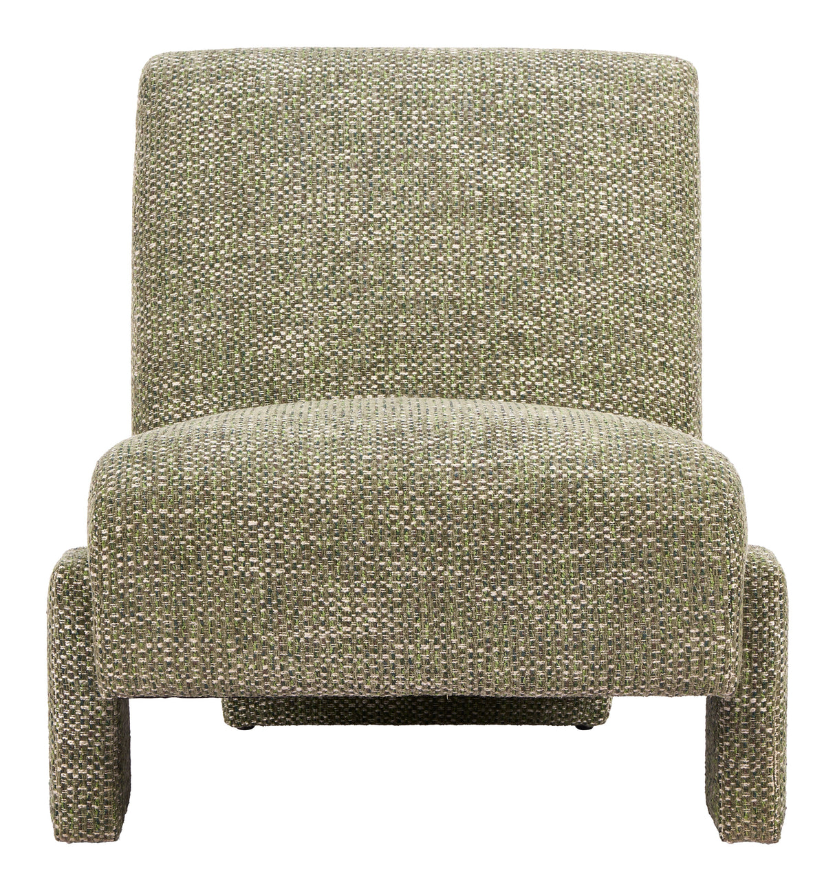 Orleen Checker Green Accent Chair by Zuomod at Eve Furniture