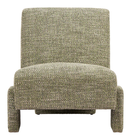 Orleen Checker Green Accent Chair by Zuomod at Eve Furniture