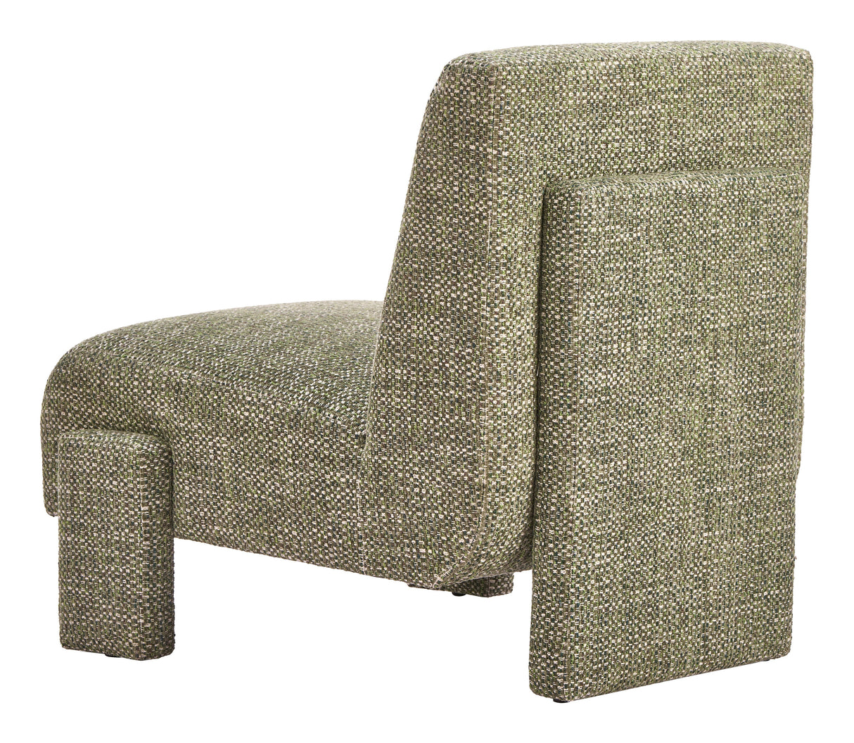 Orleen Checker Green Accent Chair by Zuomod at Eve Furniture