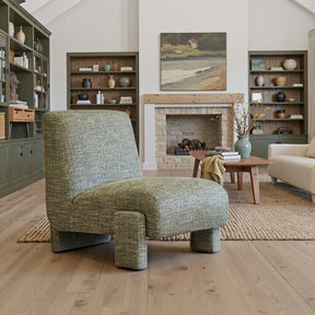 Orleen Checker Green Accent Chair by Zuomod at Eve Furniture
