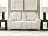 Orlen Winter Reclining Loveseat with Console by Ashley at Eve Furniture