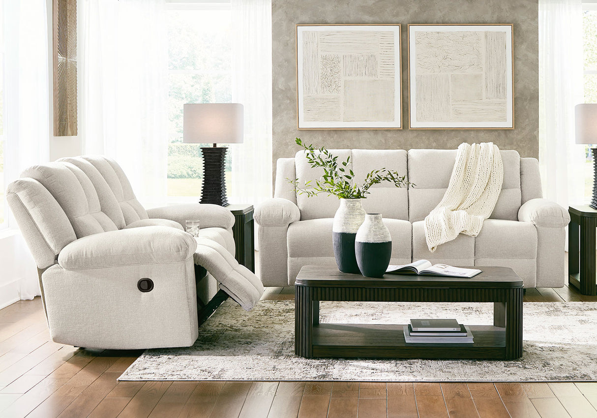 Orlen Winter Reclining Sofa & Loveseat by Ashley at Eve Furniture
