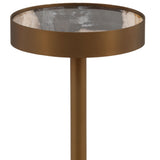 Orlin Side Table, Black by Dovetail at Eve Furniture