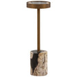 Orlin Side Table, Black by Dovetail at Eve Furniture