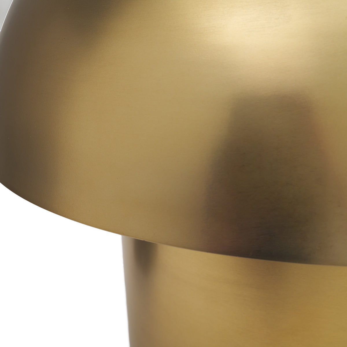 Orlo 18" Gold Metal Mushroom Table Lamp by Mercana at Eve Furniture