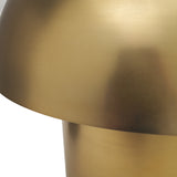 Orlo 18" Gold Metal Mushroom Table Lamp by Mercana at Eve Furniture
