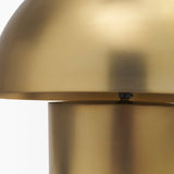 Orlo 18" Gold Metal Mushroom Table Lamp by Mercana at Eve Furniture