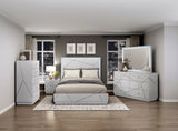 Orlo White California King Bed by Homelegance at Eve Furniture