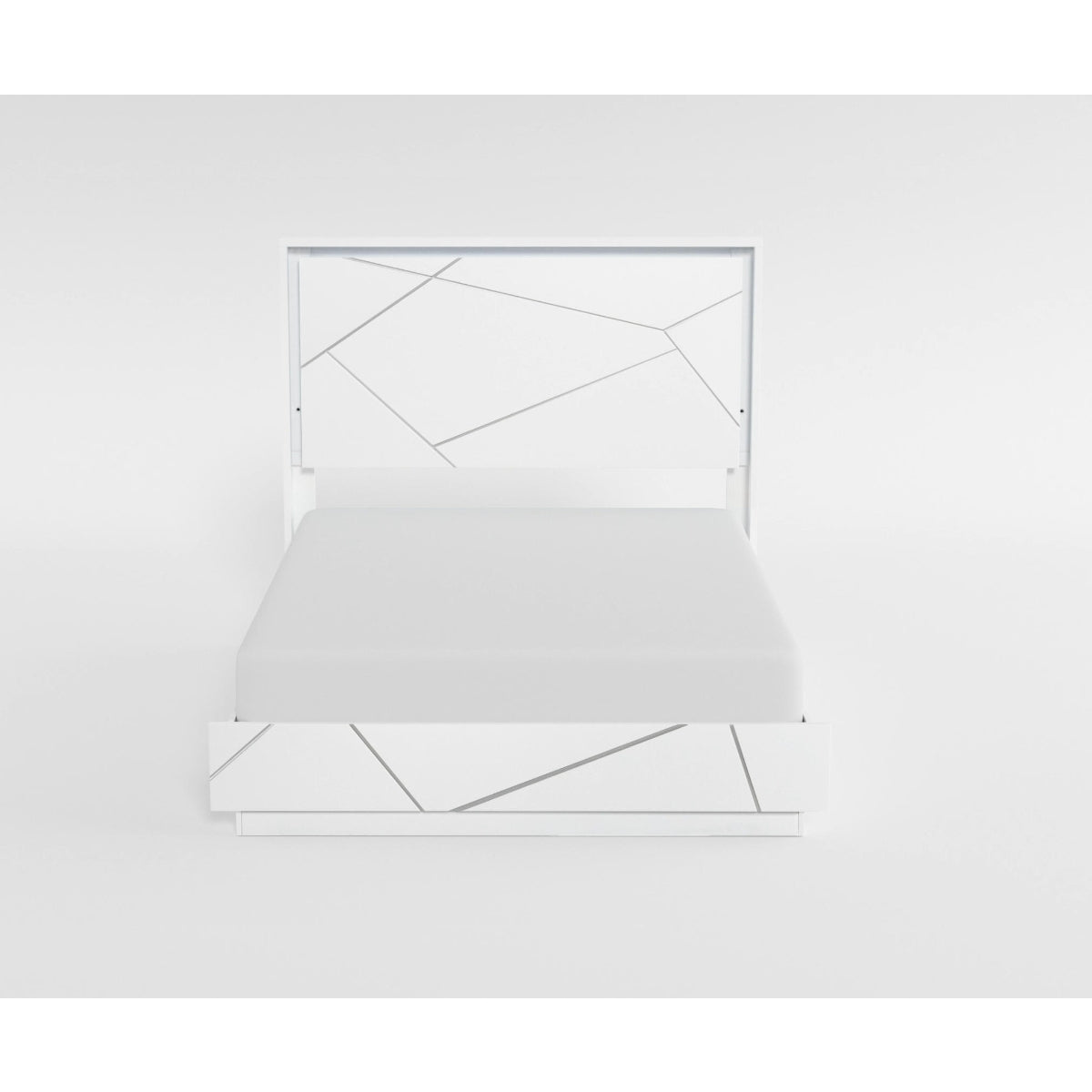 Orlo White California King Bed by Homelegance at Eve Furniture