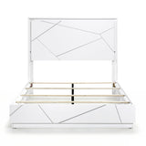 Orlo White California King Bed by Homelegance at Eve Furniture