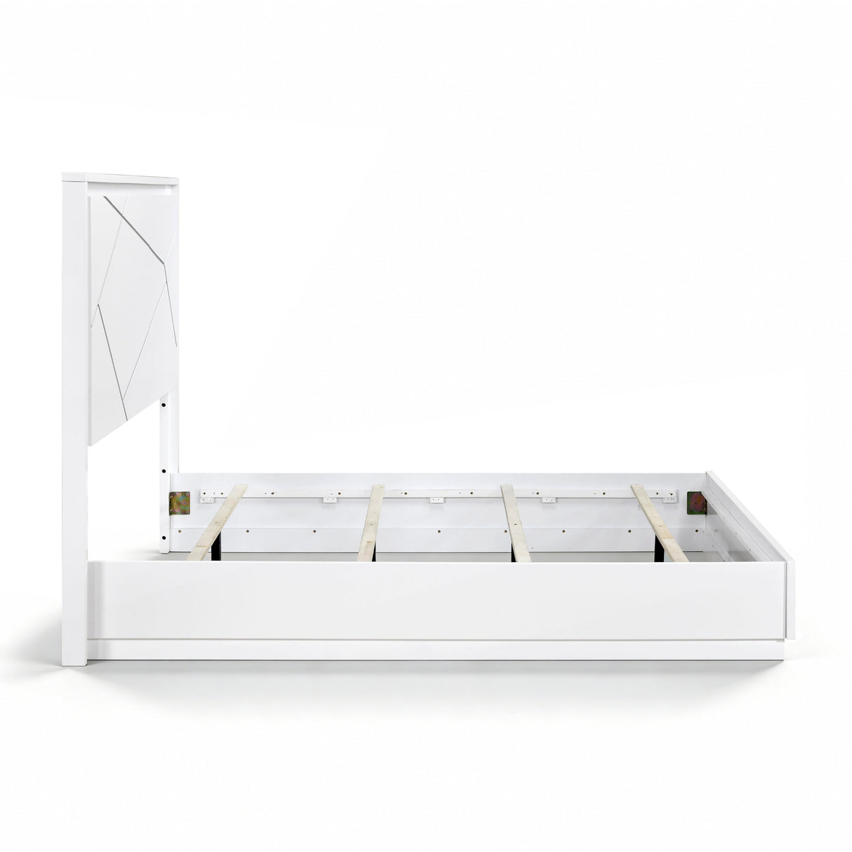 Orlo White California King Bed by Homelegance at Eve Furniture