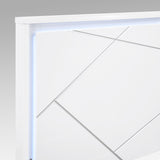 Orlo White California King Bed by Homelegance at Eve Furniture