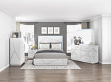 Orlo White California King Bed by Homelegance at Eve Furniture