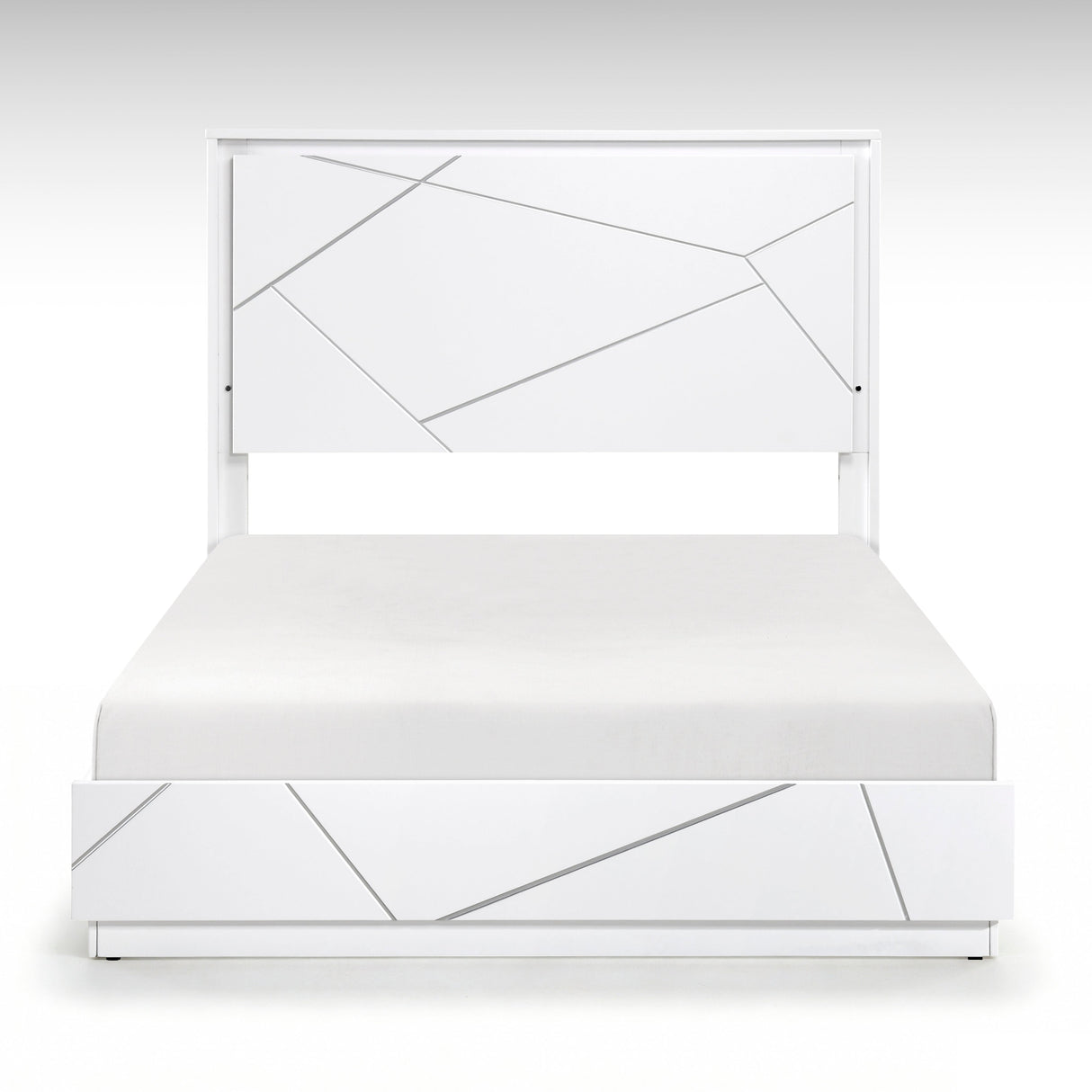 Orlo White California King Bed by Homelegance at Eve Furniture